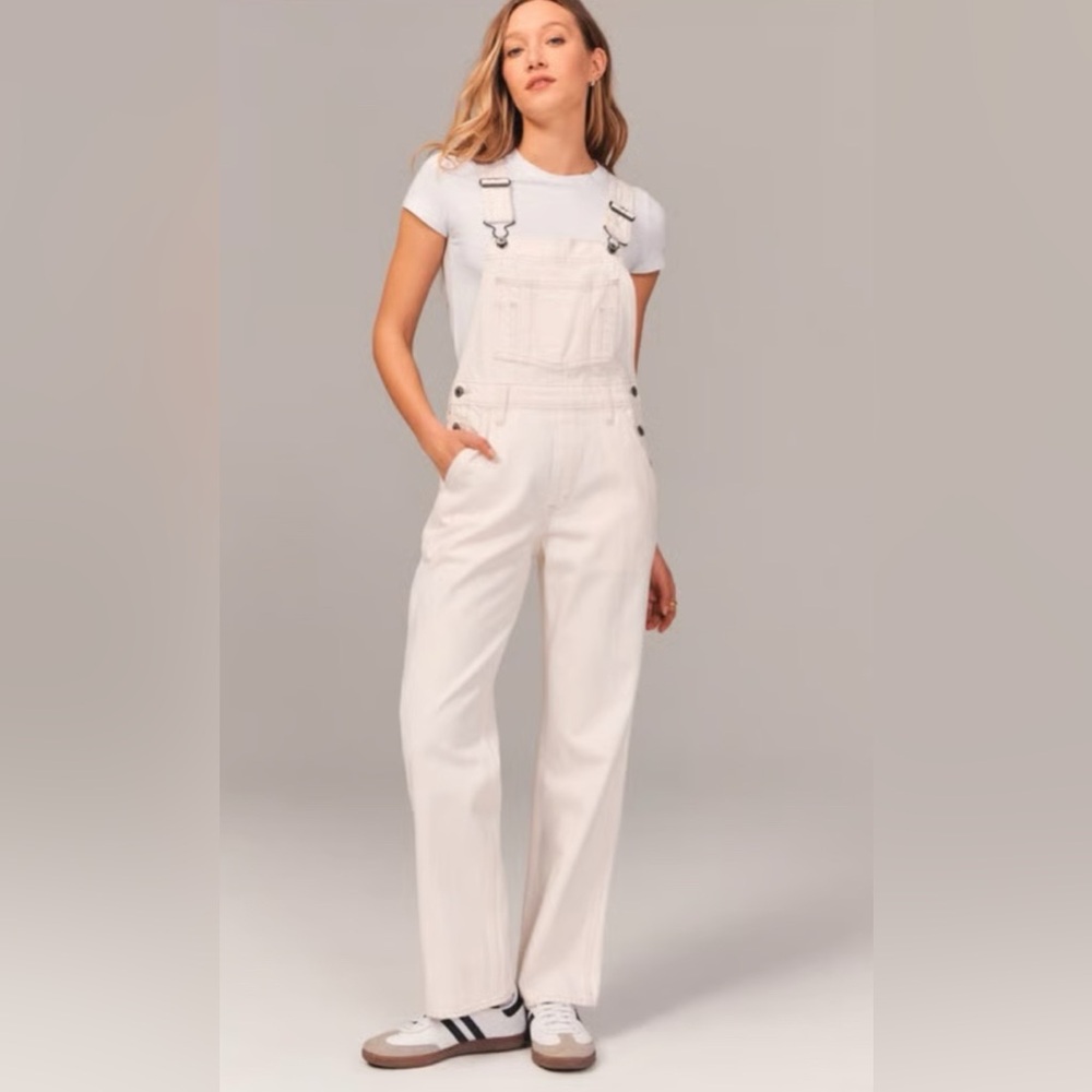 Abercrombie & Fitch white Overalls